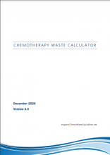 Chemotherapy waste calculator: Version 3.0